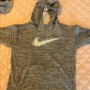 Nike Kids Heather Gray Hoodie